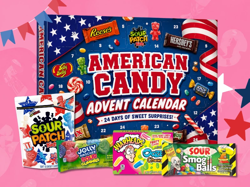 American candy advent calendar 2026 guide &acirc; Reese's, Airheads, Pop Rocks, Warheads, Nerds and more from Sweet and Glory UK wholesale