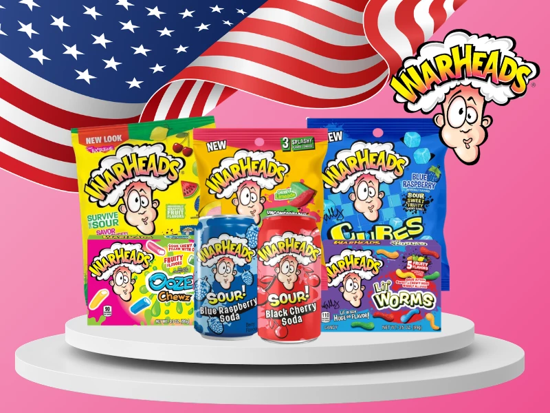 Warheads Extreme Sour Hard Candy and full product range available wholesale from Sweet and Glory