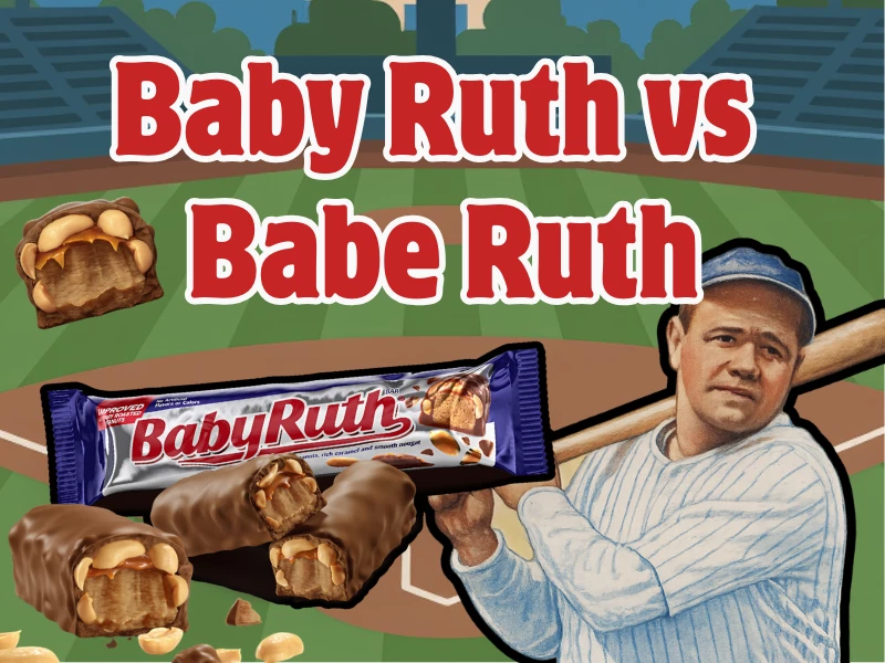 Baby Ruth candy bar wholesale UK &acirc; 54g and King Size 94g available from Sweet and Glory, Manchester