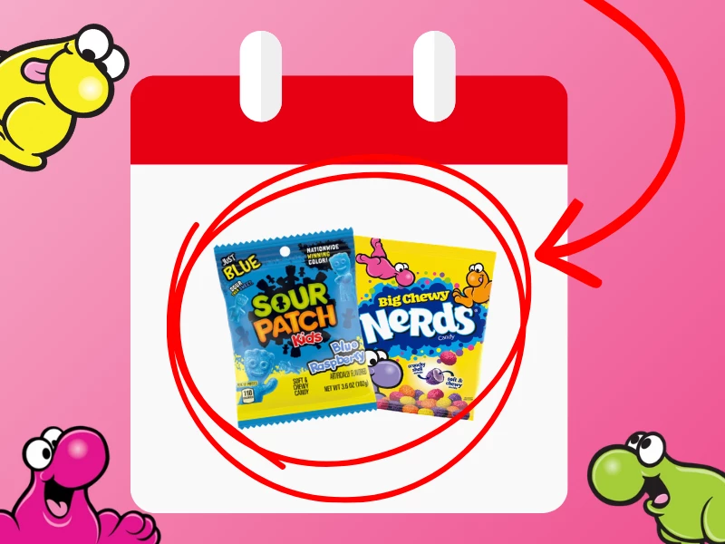 Seasonal confectionery display featuring American candy and chocolate for UK sweet shop retailers.