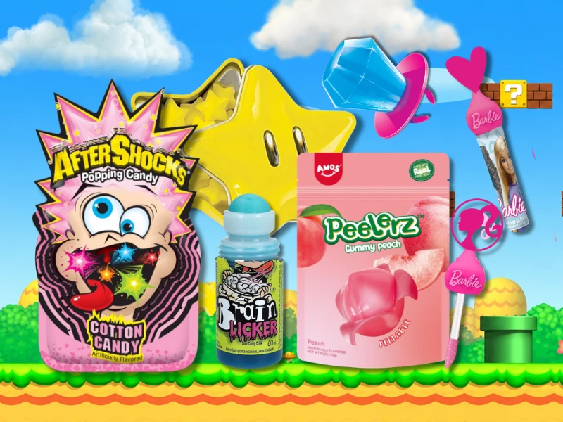 Best novelty sweets UK 2026 &acirc; Pop Rocks, Fun Dip, Toxic Waste Slime Licker, Brain Licker, Amos Peelerz, KoKo's spray candy, Noomz freeze dried &acirc; wholesale novelty sweets from Sweet and Glory
