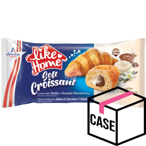 Like Home Croissant Chocolate Vanilla 40g - Case