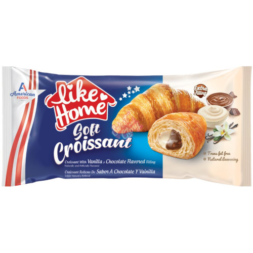 Like Home Croissant Chocolate Vanilla 40g - 20ct