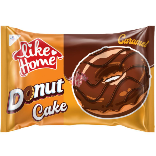 Like Home Donut Cake Caramel 40g - 24ct