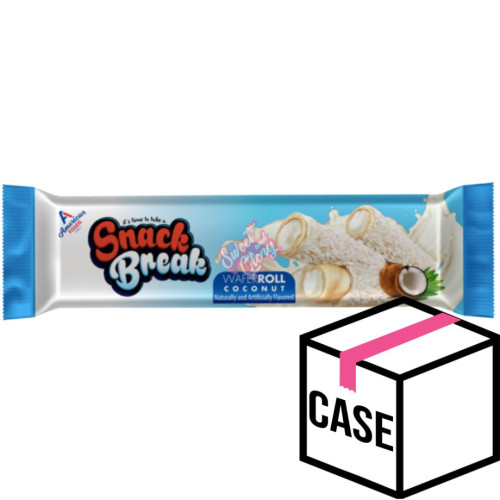 Snack Break Coconut Wafer Roll 18g - Case