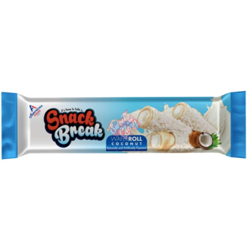 Snack Break Coconut Wafer Roll 18g - 24ct