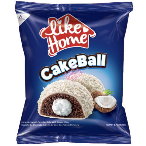 Like Home Cake Ball Coconut 50g - 24ct