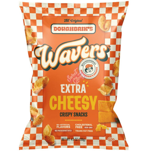 Doughbrik's Wavers Extra Cheesy 126g - Case