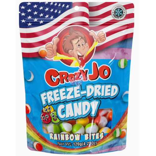 Crazy Jo Freeze Dried Rainbow Bites 120g - Case