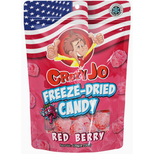 Crazy Jo Freeze Dried Red Berry 120g - Case