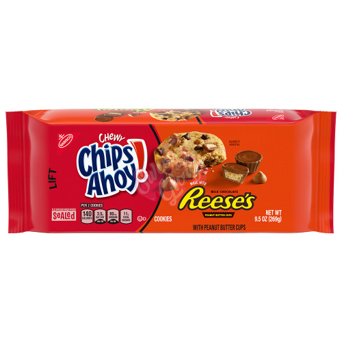 Chips Ahoy! Chewy with Reese's Peanut Butter Cups 269g - 12ct