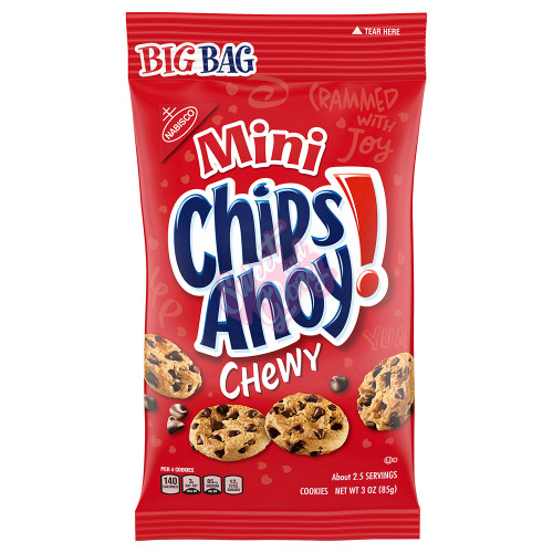 Chewy Mini Chips Ahoy 85g - 12ct