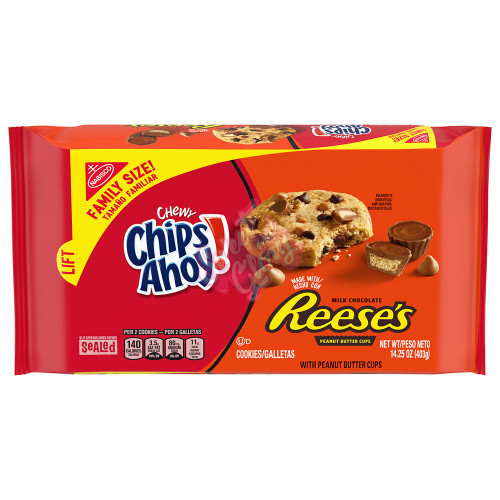 Chips Ahoy! Chewy with Reese's Peanut Butter Cups 403g - 12ct
