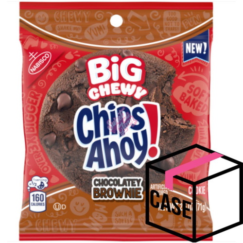 Chips Ahoy Big Chewy Chocolatey Brownie 71g - Case