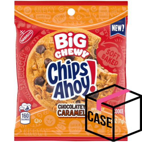 Chips Ahoy Big Chewy Caramel 71g - Case