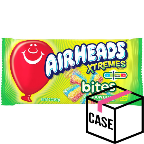 Airheads Xtremes Bites Rainbow Berry 57g - Case