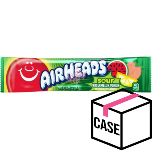 Airheads Sour Watermelon Punch 15g - Case
