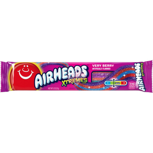 Airheads Xtremes Very Berry 57g - 18ct