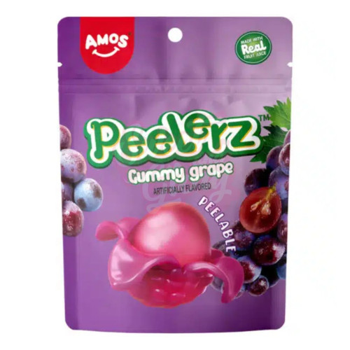Amos Peelerz Grape 170g - 12ct