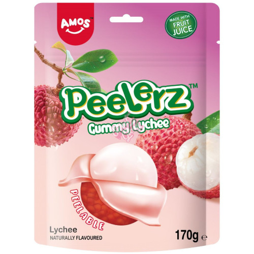 Amos Peelerz Lychee 170g - Case