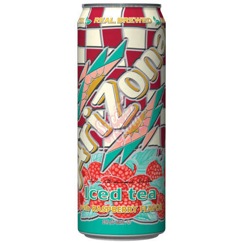 Arizona Iced Tea with Raspberry Can 650ml - 24ct