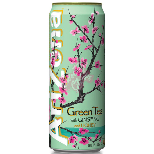 Arizona Green Tea with Ginseng and Honey 650ml - 24ct