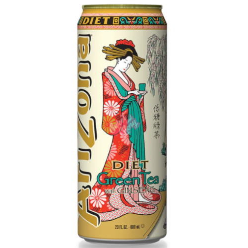Arizona Diet Green Tea 650ml - 24ct