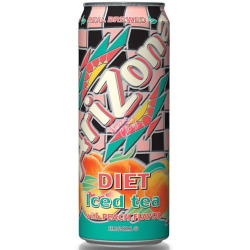 Arizona Diet Peach Tea 650ml - 24ct
