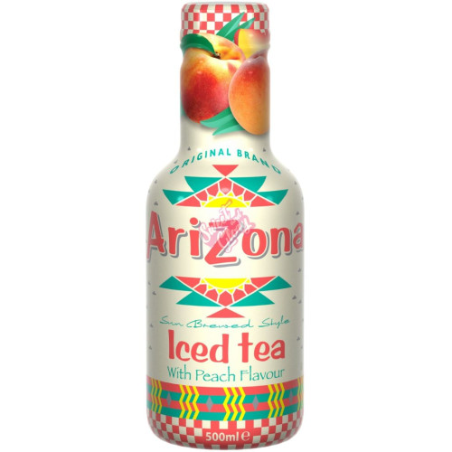 Arizona Iced Tea Peach PET 500ml - 6ct