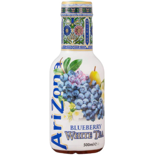 Arizona White Tea Blueberry PET 500ml - 6ct