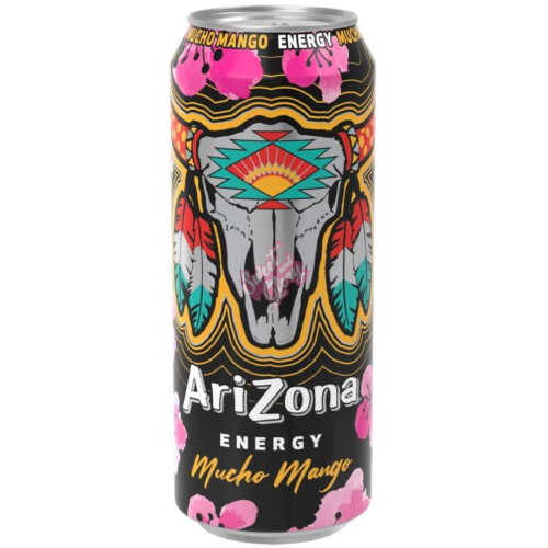 Arizona Energy Mango 500ml Can - 12ct