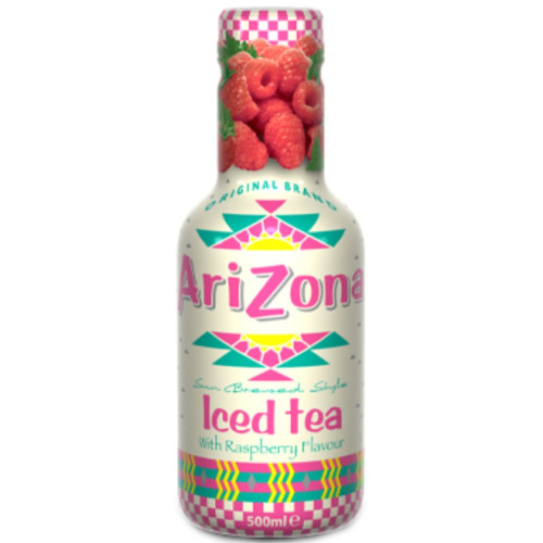 Arizona Iced Tea Raspberry PET 500ml - Case