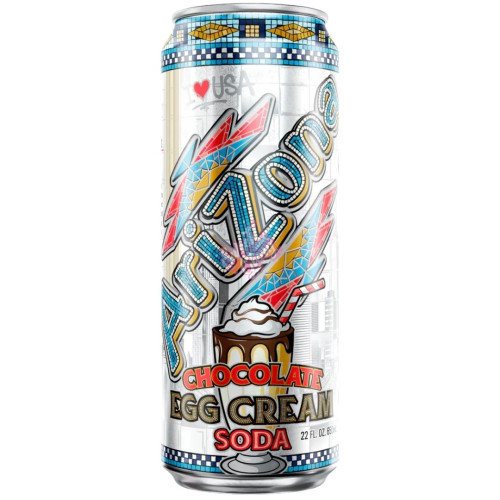 Arizona Chocolate Egg Cream Soda 650ml - 24ct