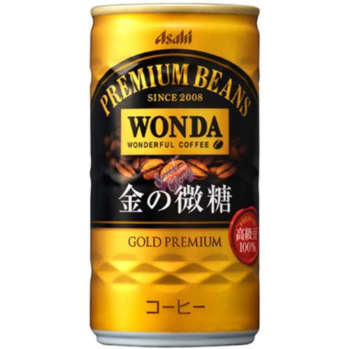 Asahi Wonda Gold Less Sugar Coffee (Japan) 185g - 30ct