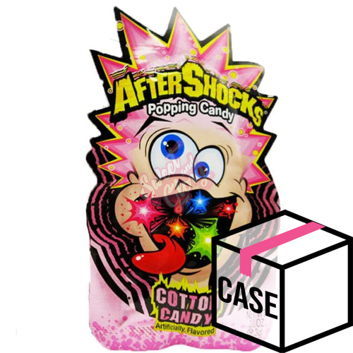Aftershock Popping Candy Cotton Candy 8.5g - Case