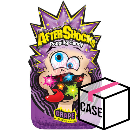 Aftershock Popping Candy Grape 8.5g - Case
