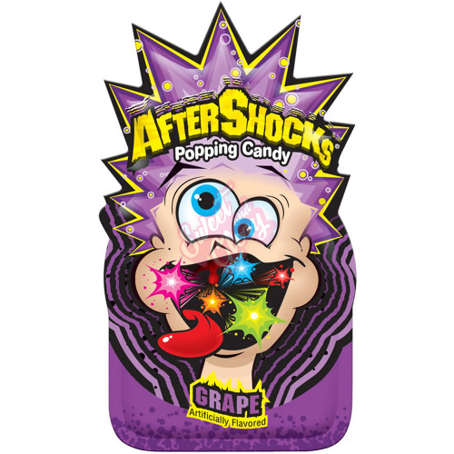 Aftershock Popping Candy Grape 8.5g - 24ct