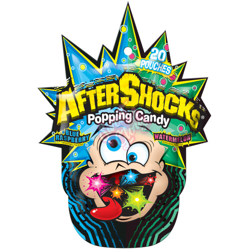 Aftershock Popping Candy Blue Raspberry/Watermelon 30g - 16ct