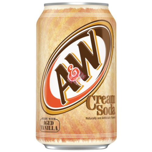 A&W Cream Soda Can 355ml - 12ct