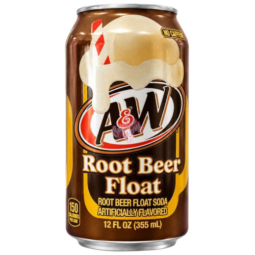 A&W Root Beer Float 355ml - 12ct