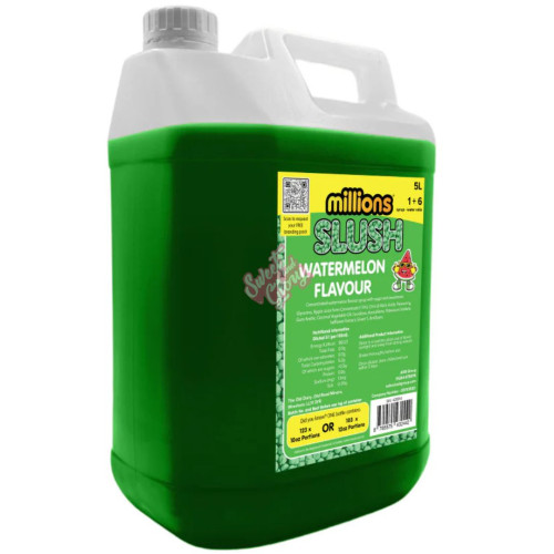Millions Watermelon Slush Syrup - 5Ltr 1ct