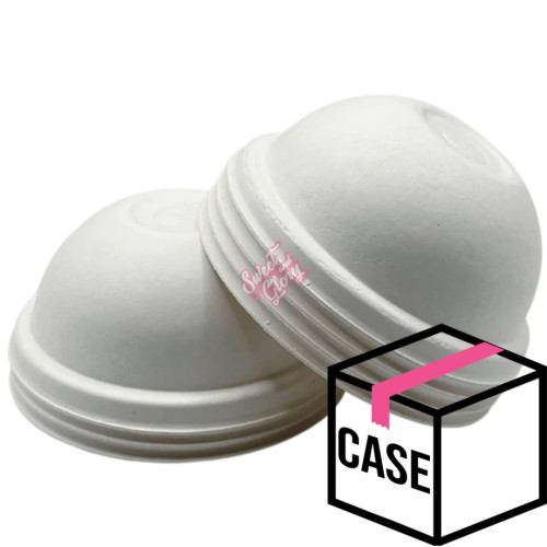 Domed Paper Lids to fit 12oz & 16oz Paper Slush Cups - Case