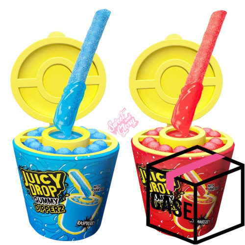 Bazooka Juicy Drop Gummy Dipperz 96g - Case