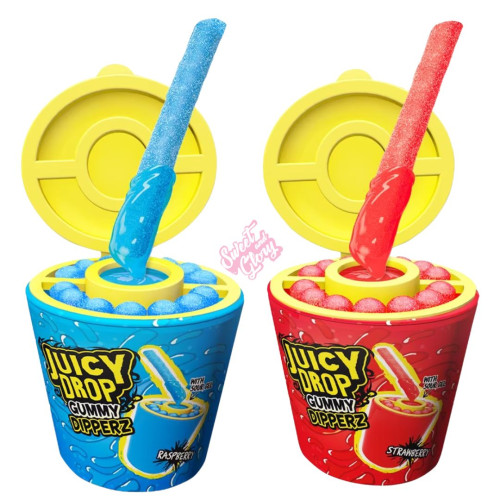 Bazooka Juicy Drop Gummy Dipperz 96g - 8ct