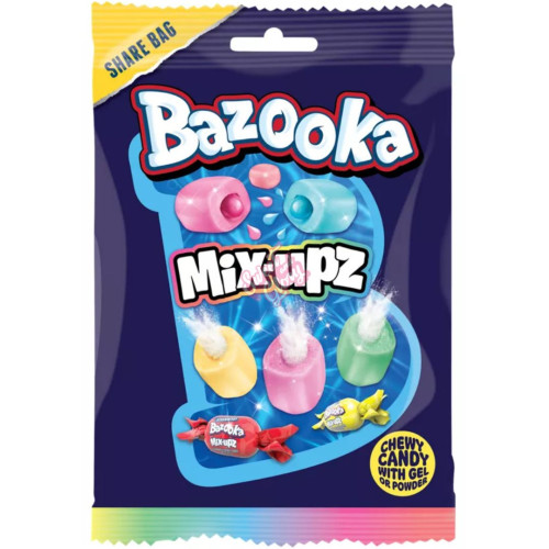 Bazooka Mix Upz 140g - 12ct