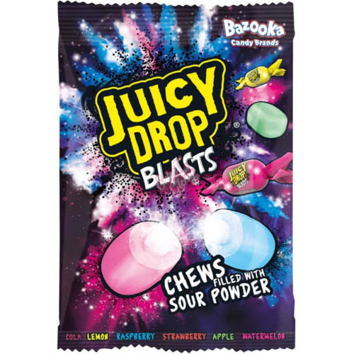 Bazooka Juicy Drop Blasts 140g - 12ct