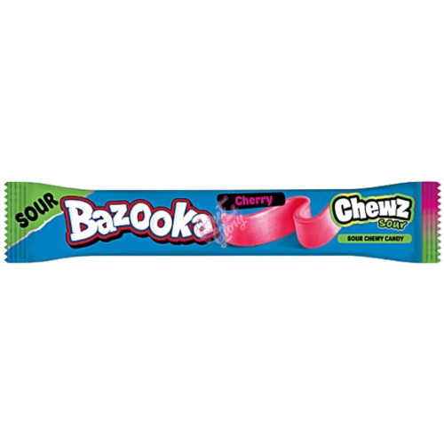 Bazooka Chew Bar Sour Cherry PMP 14g - 60ct