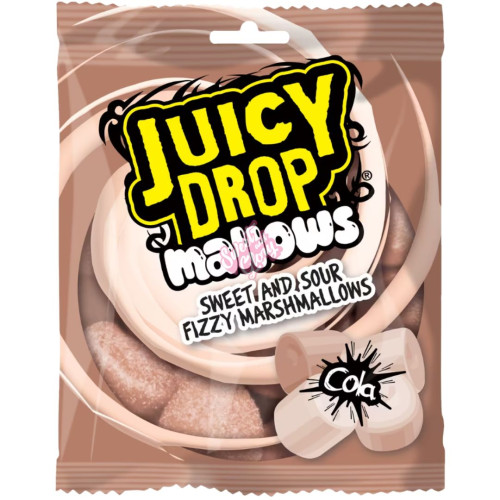 Bazooka Juicy Drop Mallows Cola 100g - Case