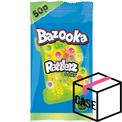 Bazooka Rattlerz Sour PMP 50p 40g - Case