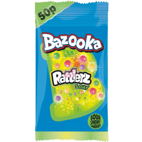 Bazooka Rattlerz Sour PMP 50p 40g - 24ct
